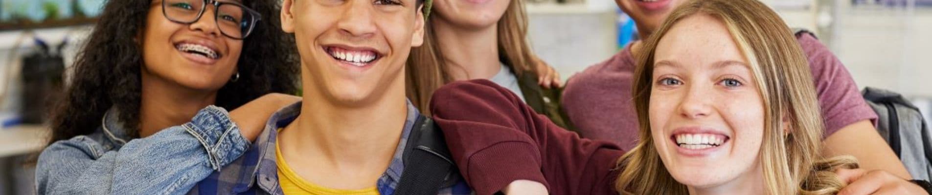 Person experiencing facial swelling caused by a dental infection