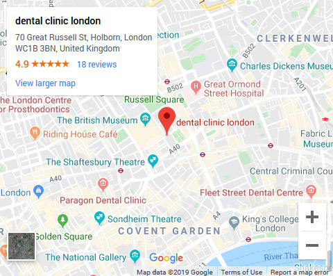 Dental Clinic London Google Map